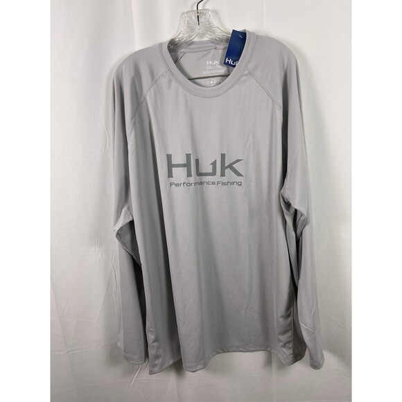 HUK Performance Fishing Men's Pursuit Long Sleeve Crew Shirt Size XXL - Picture 1 of 11